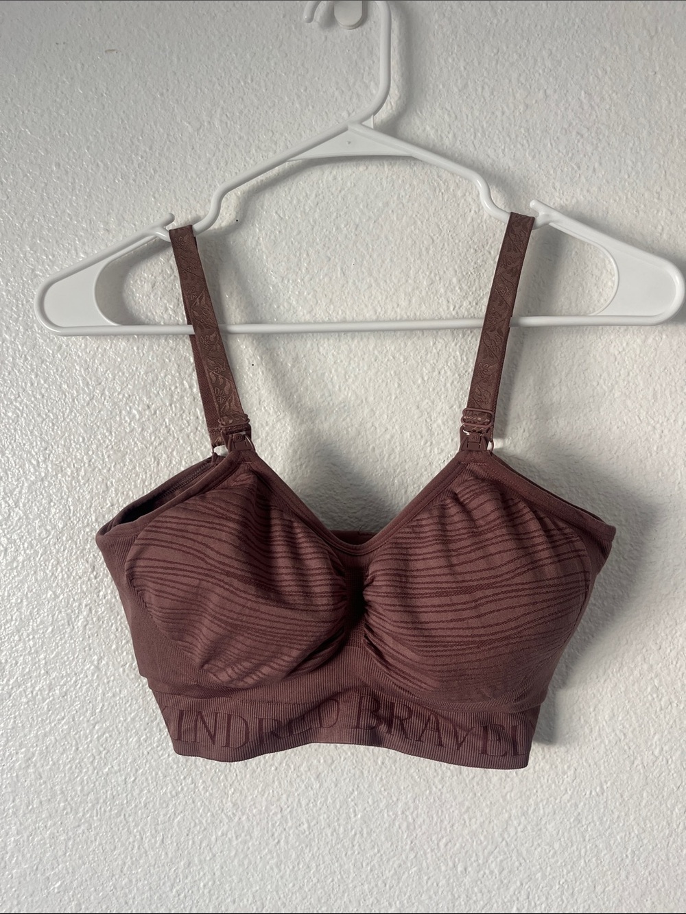 Kindred Bravely Purple Pink Nursing Bra Size Medium